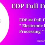 EDP Full Form in Hindi